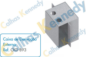 Acessórios para Calhas de Piso Duto BS - Caixa de Derivação Externa